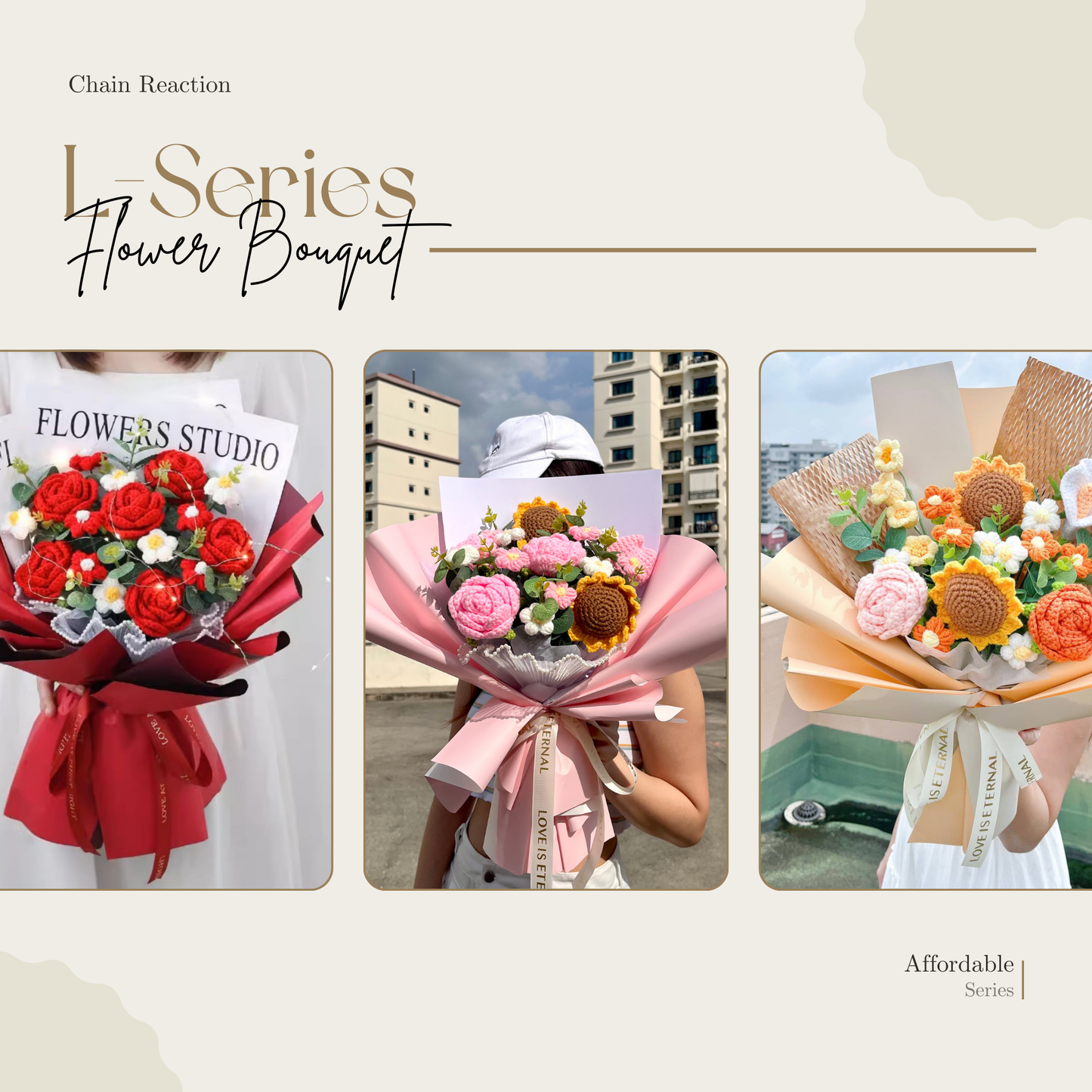 L size bouquets